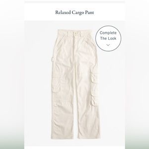 Abercrombie curve love relaxed fit cargo pants